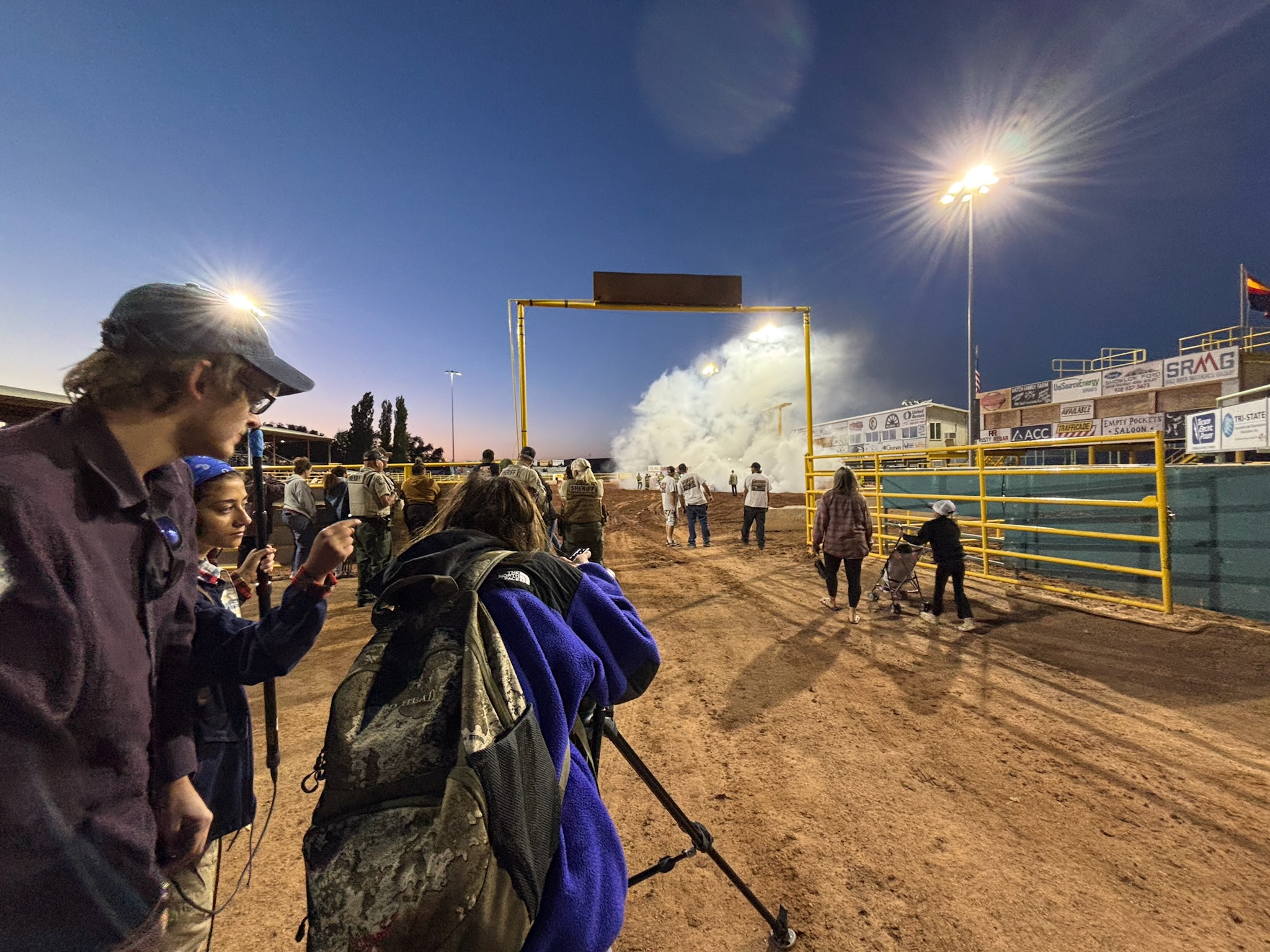 Waiting for the dust to clear at a rodeo